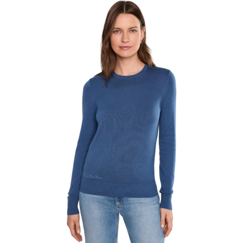 POLO Ralph Lauren Womens Lauren Ralph Lauren Embroidered-Logo Cotton-Modal Sweater