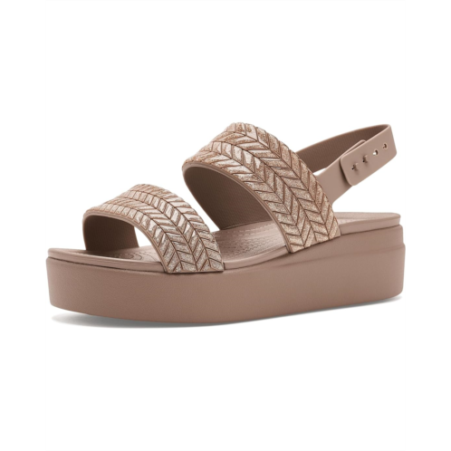 Womens Crocs Brooklyn Low Wedges Platform Sandals