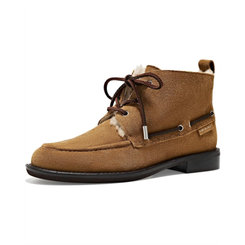 Womens Tory Burch Duck Shearling Ankle Boots 25mm