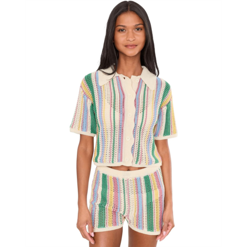 Blank NYC Over The Rainbow Sweater Shirt