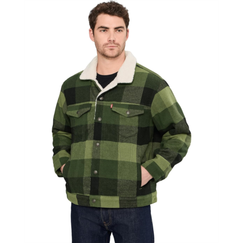 Levi s Mens Relaxed Fit Plaid Trucker