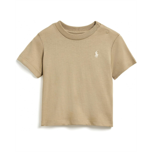 Boys Polo Ralph Lauren Kids Cotton Jersey Crew Neck Tee (Infant)