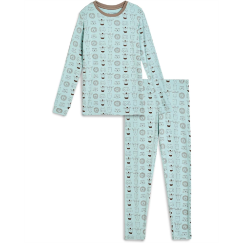 Kickee Pants Kids Print Long Sleeve Pajama Set (Big Kid)