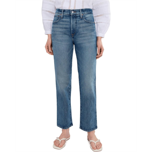 Madewell The Petite Longline Straight Jean in Pickett Wash