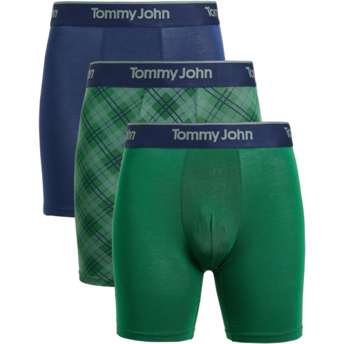 Mens Tommy John Second Skin Modal 6 Boxer Brief 3-Pack