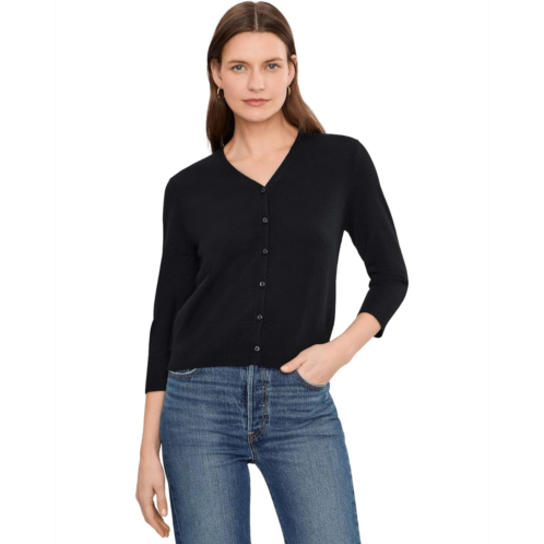 Womens Vince Elbow Sleeve V-Neck Cardi