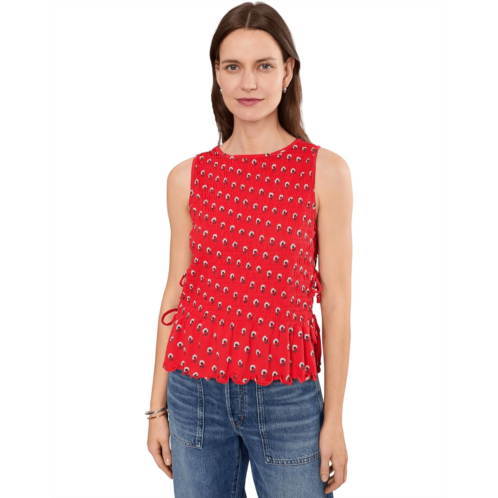 Madewell Side Tie Smocked Tank
