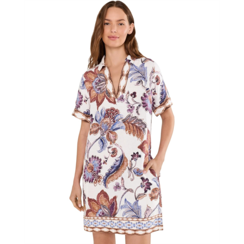 Womens Tommy Bahama Mesa Shores Short Sleeve Shift Dress