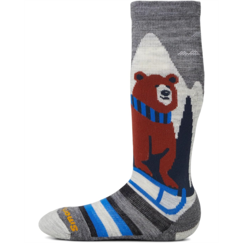 Smartwool Kids Kids Ski Light Cushion Sleigh Bear Over The Calf Socks (Little Kid)