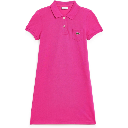 Womens Lacoste Kids Pique Dress (Big Kid)