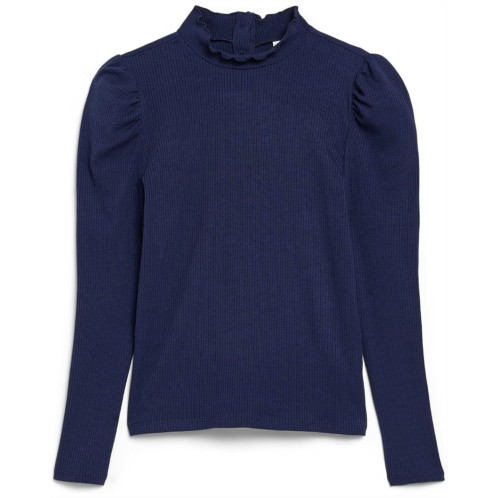 Girls Janie and Jack Ribbed Turtleneck Top (Toddler/Little Kid/Big Kid)