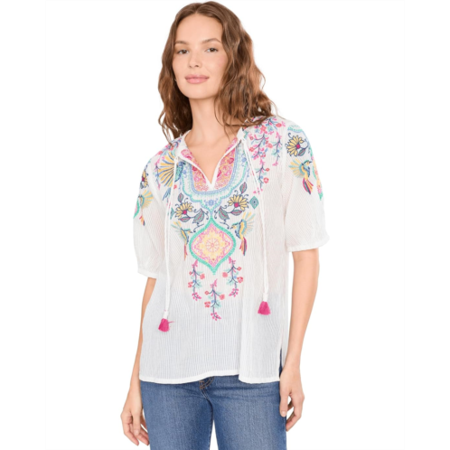 Johnny Was Margot Short Sleeve Blouse