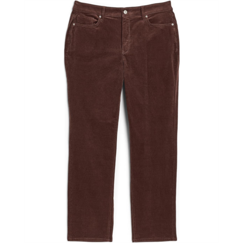 Womens NYDJ Plus Size Marilyn Straight Corduroy Pants