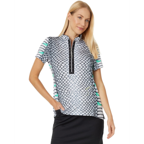 Jamie Sadock Serpent Print Shirt