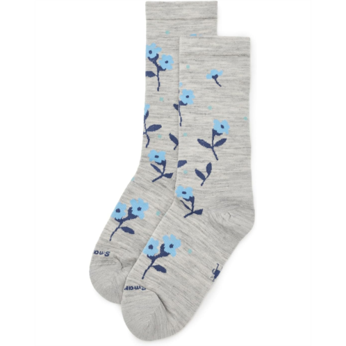 Womens Smartwool Everyday Garden Gala Crew Socks