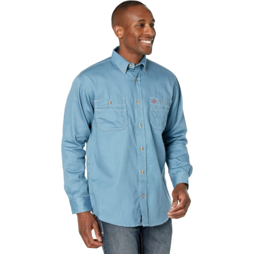 Mens Ariat Work FR Vented Long Sleeve Work Shirt