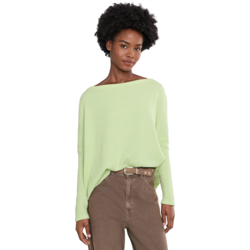 Womens Free People We The Free Latte Blues Solid Thermal