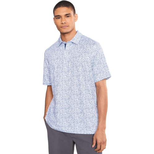 Mens Johnston & Murphy Game Day Multi-sport Print Polo