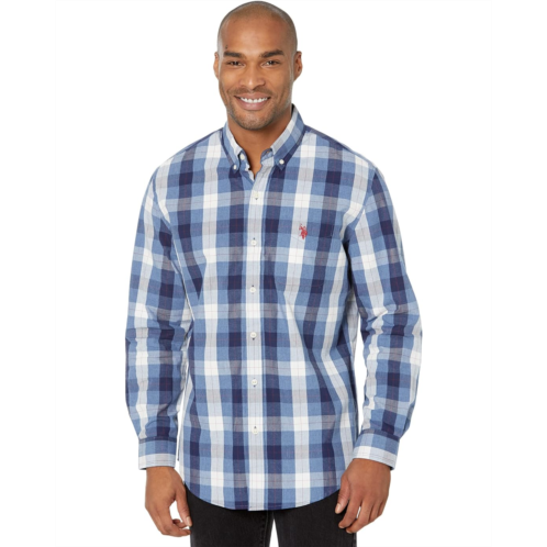 U.S. POLO ASSN. Long Sleeve Classic Fit Plaid Woven Shirt