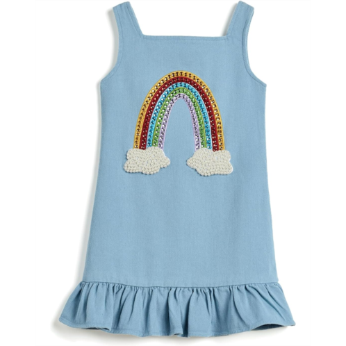 Lola and The Boys Rainbow Gems Denim Dress (Toddler/Little Kid/Big Kid)