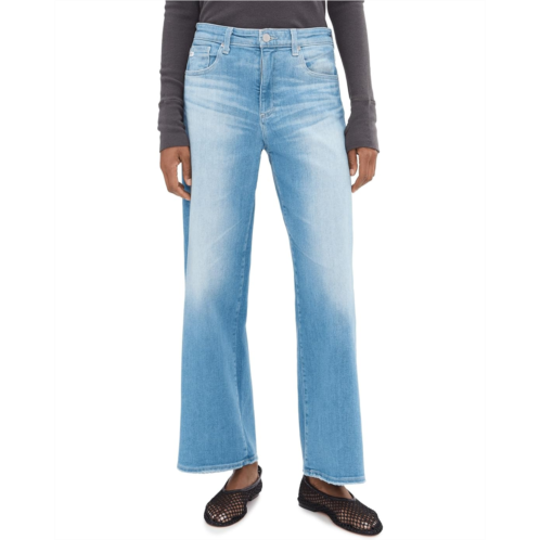 AG Jeans Saige Mid-Rise Wide Leg Crop in Expedition