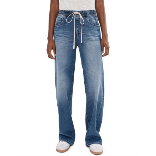 Womens AG Jeans Adria Cinched Low Rise Wide Leg