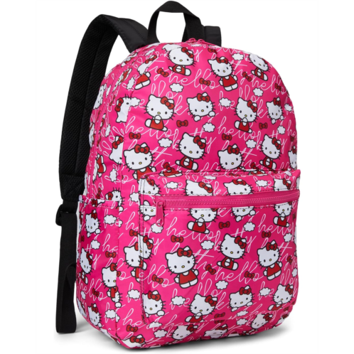 BIOWORLD Kids Hello Kitty Toss AOP Pink Ground Travel Backpack (Little Kid/Big Kid)