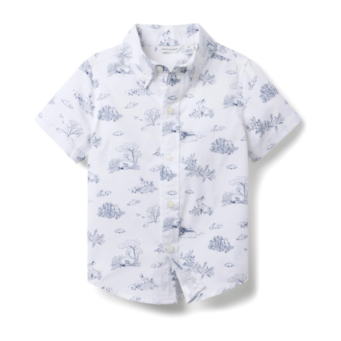 Janie and Jack Printed Bunny Top (toddler/Little Kid/Big Kid)