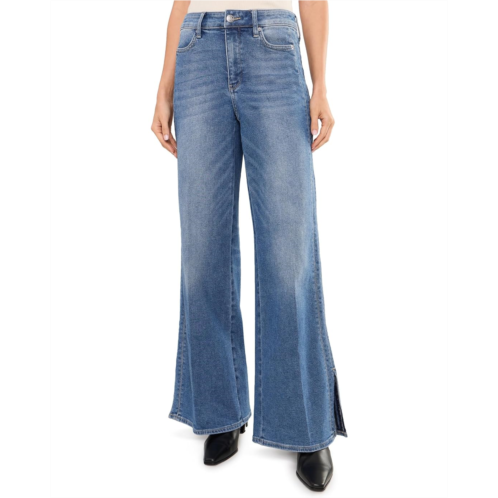 Womens NYDJ Mia Palazzo Side Panel Jeans