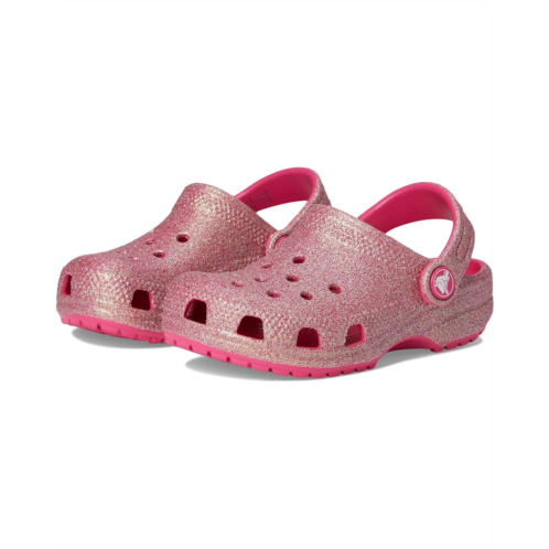 Crocs Kids Classic Glitter Clogs (Toddler)