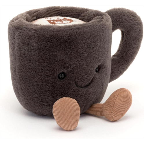 Jellycat Amuseables Coffee Cup Stuffed Toy 5.5 inches - Drink Plush - Fun Gift Idea