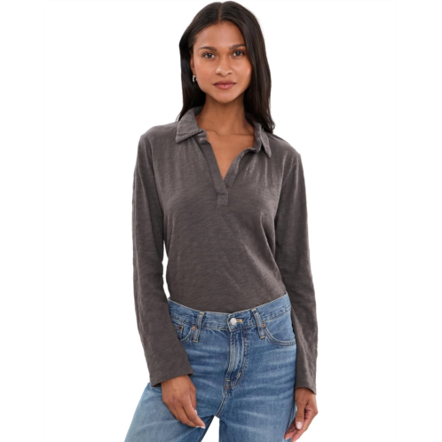 Womens Mod-o-doc Long Sleeve Easy Polo Tee