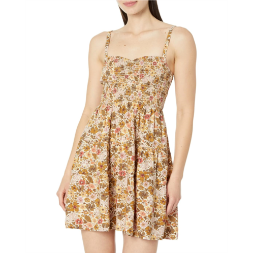 Madewell Tucker Tie Strap Lucie Mini Dress - Print