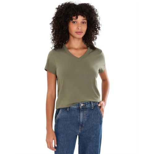 Womens PACT Organic Cotton Essential V-Neck Tee