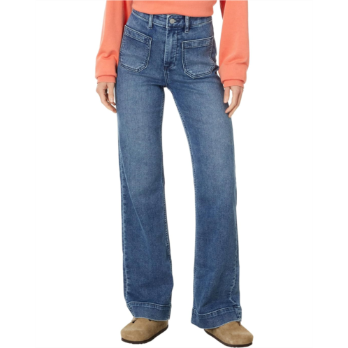 Womens Faherty Stretch Terry Patch Pocket Pants