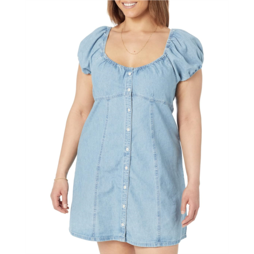 Madewell Blake Cap Sleeve Button-Down Retro Mini Dress