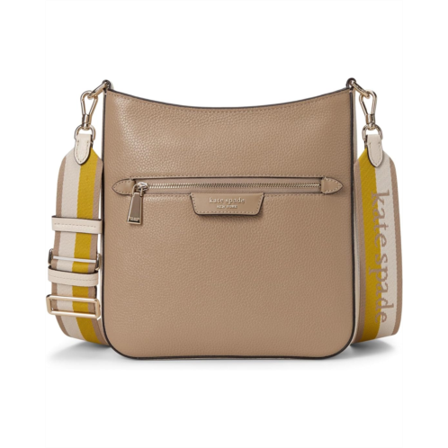 Kate Spade New York Hudson Colorblocked Pebbled Leather Messenger Crossbody