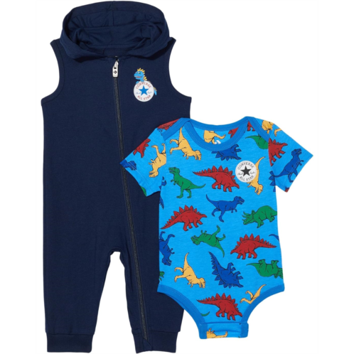 Converse Kids Dino Explorer Hooded Coverall & Bodysuit
