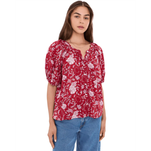 Womens Faherty Voile Lettie Top