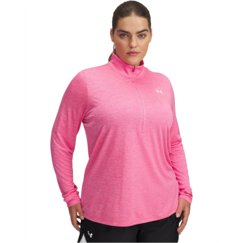 Under Armour Plus Size Tech 1/4 Zip Twist