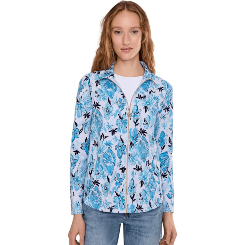 Womens Lilly Pulitzer Leona Upf 50 Zip-Up