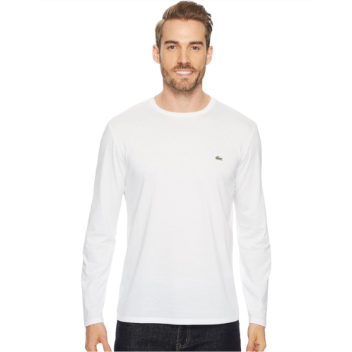 Mens Lacoste Long Sleeve Pima Jersey Crew Neck T-Shirt