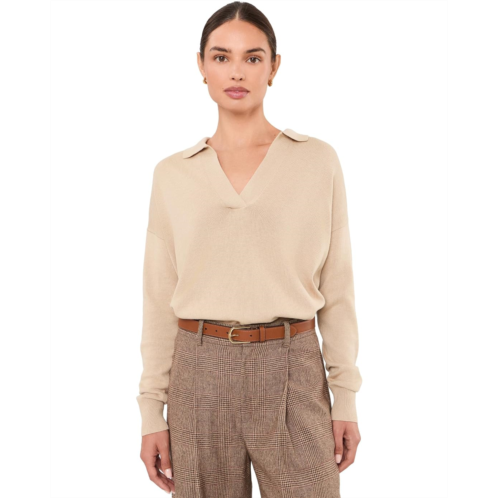 Polo Ralph Lauren Womens Lauren Ralph Lauren Cotton-Modal Polo Sweater