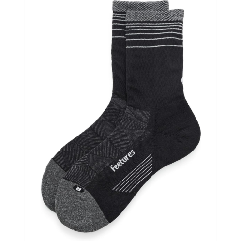 Unisex Feetures Elite Light Cushion Reflective Mini Crew