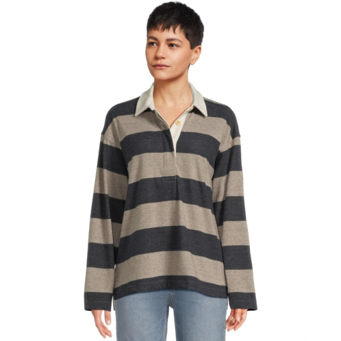 Womens Faherty Legend Sweater Rugby Popover