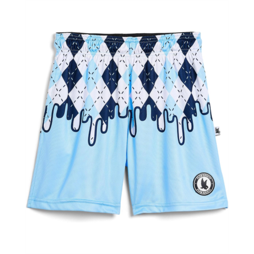 Boys FLOW SOCIETY Drip Blue Argyle 5 Inch Shorts (Little Kid/Big Kid)