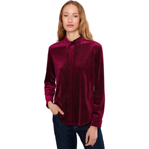Vince Camuto Sequin Button Front Shirt