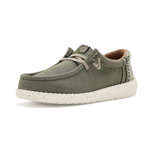 Boys Hey Dude Kids Wally Break Heathered Woven (Little Kid/Big Kid)