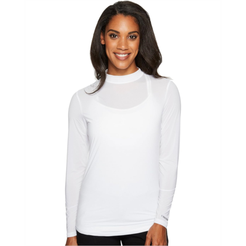 Womens Jamie Sadock Sunsense Mandarin Collar Layering Shirt