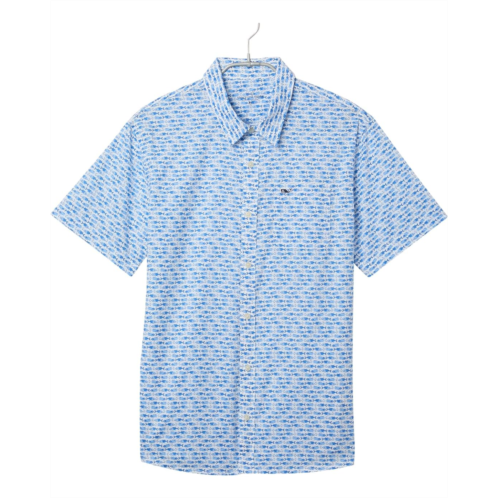 Vineyard Vines Kids Printed Short Sleeve Shirt (toddler/Little Kids/Big Kids)